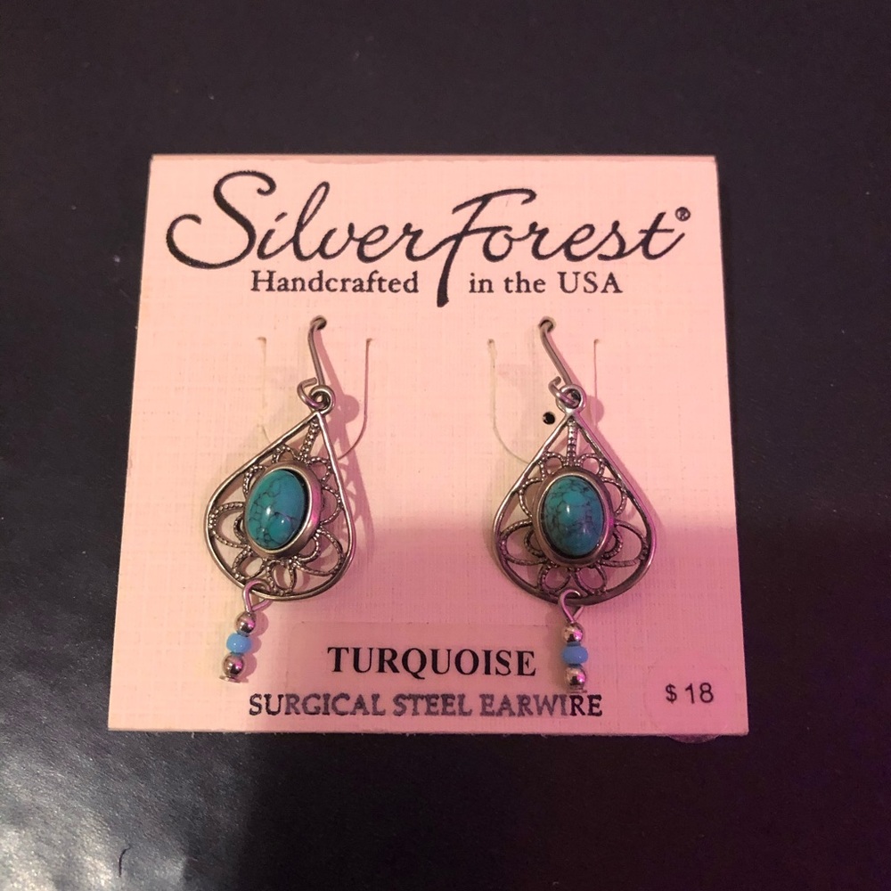 Silver Forest Earrings